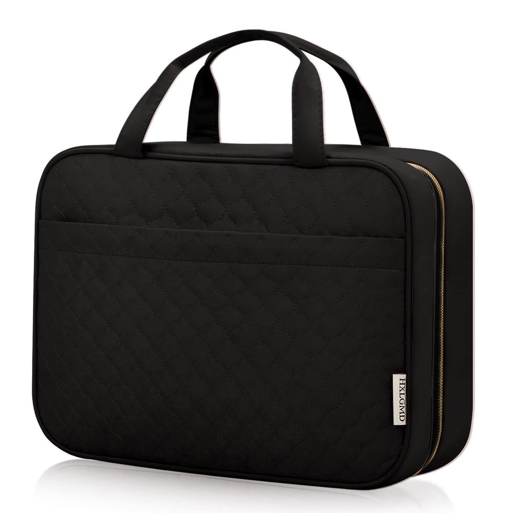 Travel Size Toiletry Bag For Women, Portable Cosmetic Bag With Hanging Hook,😛